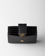 Prada Saffiano and smooth leather card holder - Image 3